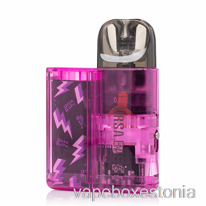 Vape Box Eesti Kadunud Vape Ursa Baby 18w Pod System Purple Clear